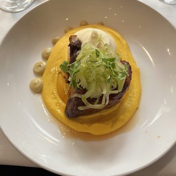 Nineteen 61 - Pork Chop, Butternut squash purée - Latin American Near Me - Lakeland, Florida Nineteen 61 - Pork Chop, Butternut squash purée - Latin American Near Me - Lakeland, Florida