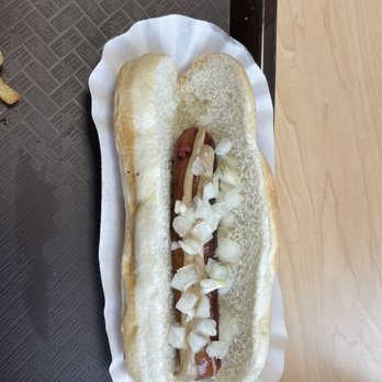 Hot Dog Heaven - dog comes up short LOL - Hot Dogs Near Me - Amherst, Ohio Hot Dog Heaven - dog comes up short LOL - Hot Dogs Near Me - Amherst, Ohio
