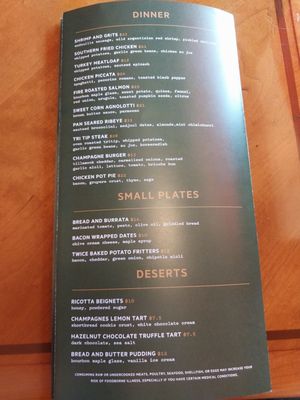 Menu photo 3 Champagnes Kitchen Newport Beach, CA