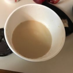 Tim Hortons - This is an XL cup with a L portion. Is this your way of getting of the rest of the customers to go to McDonald's?