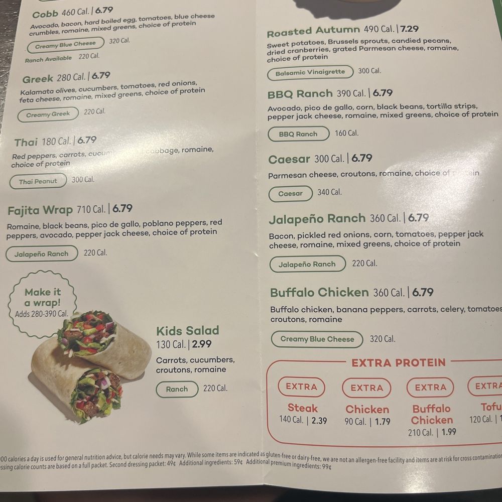 Salad and Go - Menu - Salad Near Me - Las Vegas, Nevada Salad and Go - Menu - Salad Near Me - Las Vegas, Nevada