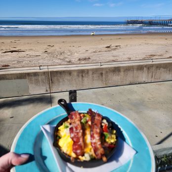 The Deck - Skillet bacon on the side - Lounges Near Me - Pismo Beach, California