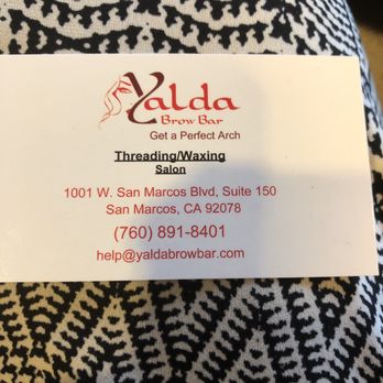 Yalda Brow Bar - Threading Services Near Me - San Marcos, California Yalda Brow Bar - Threading Services Near Me - San Marcos, California