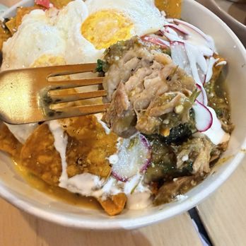 Breezy - Pork Adobo Chilaquiles - Breakfast & Brunch Near Me - San Juan Capistrano, California Breezy - Pork Adobo Chilaquiles - Breakfast & Brunch Near Me - San Juan Capistrano, California