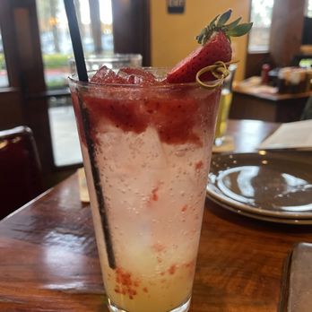Lazy Dog Restaurant & Bar - Strawberry Citrus Sparkling Refresher - New American Near Me - Irvine, California Lazy Dog Restaurant & Bar - Strawberry Citrus Sparkling Refresher - New American Near Me - Irvine, California