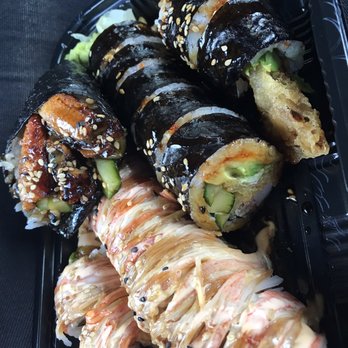 Sushi Nini - Unagi Hand Roll, Red Devil Roll, and Spider Roll! - Sushi Bars Near Me - Round Rock, Texas Sushi Nini - Unagi Hand Roll, Red Devil Roll, and Spider Roll! - Sushi Bars Near Me - Round Rock, Texas
