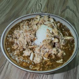 Chicken & Sausage Gumbo + blue crab meat (perfection in a bowl) Chicken & Sausage Gumbo + blue crab meat (perfection in a bowl)