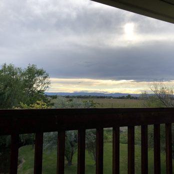 Birchfield Manor Inn and Restaurant - View from our room private patio. - Hotels Near Me - Yakima, Washington