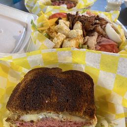 Hot Rueben and Chef Salad Hot Rueben and Chef Salad