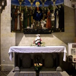 Eglise Saint-Augustin - Triptyque de la Vierge (par Jean-Michel Charpentier)