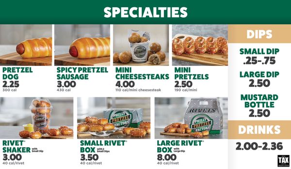 Menu photo 2 Philly Pretzel Factory New Britain, PA Menu photo 2 Philly Pretzel Factory New Britain, PA