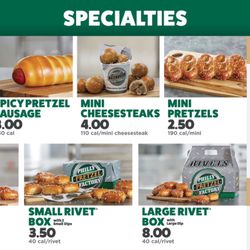 Philly Pretzel Factory - Specialty items