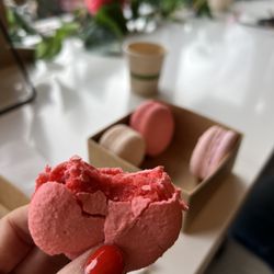Fleur de Sel - Raspberry macaron