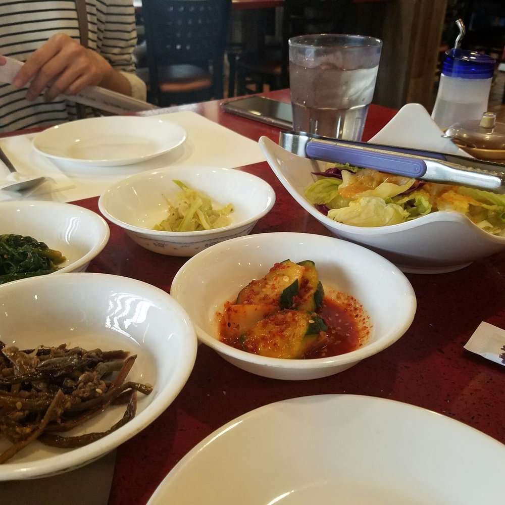 Mapo BBQ - 10 Banchan total - Korean Near Me - Flushing, New York Mapo BBQ - 10 Banchan total - Korean Near Me - Flushing, New York