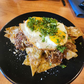 Toast & Tonique - Chiliquiles with added birria. - Breakfast & Brunch Near Me - Newark, California Toast & Tonique - Chiliquiles with added birria. - Breakfast & Brunch Near Me - Newark, California
