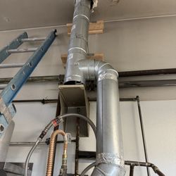 Mario's Plumbing And Drains - New water heater exhaust for a restaurant in San Mateo.