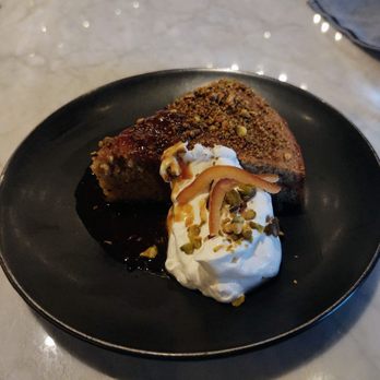 La Gallina - Orange Pistachio Cake + Sweetened Greek Yoghurt - Mediterranean Near Me - Lynnfield, Massachusetts