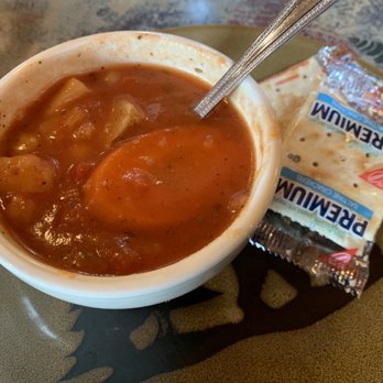 Trailhead Restaurant - Vegetable soup. It's very thick! - American Near Me - Estes Park, Colorado
