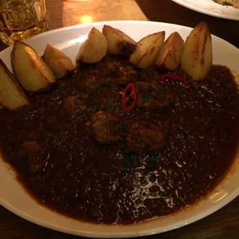 Restaurace Maitrea - Goulash with baked potato - Vegetarian Near Me - Prague, Puerto Rico Restaurace Maitrea - Goulash with baked potato - Vegetarian Near Me - Prague, Puerto Rico