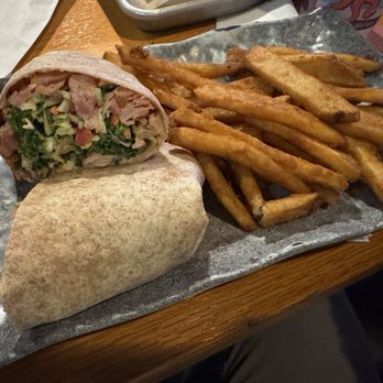 Village Brewhouse - Ahi Tuna Wrap and Fries (special) - Burgers Near Me - Punta Gorda, Florida Village Brewhouse - Ahi Tuna Wrap and Fries (special) - Burgers Near Me - Punta Gorda, Florida