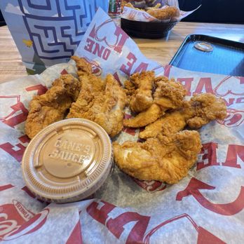 Raising Cane's Chicken Fingers - Canes 8pc with Cane Sauce - Fast Food Near Me - Henderson, Nevada Raising Cane's Chicken Fingers - Canes 8pc with Cane Sauce - Fast Food Near Me - Henderson, Nevada