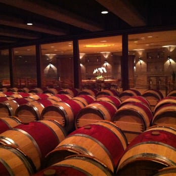 Opus One Winery - Each French oak cask filled with1,200 glasses of wine. - Wineries Near Me - Oakville, California Opus One Winery - Each French oak cask filled with1,200 glasses of wine. - Wineries Near Me - Oakville, California
