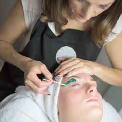 Luminous Salon - Luminous uses a hard Azulene wax...safe for even the most sensitive of skins.