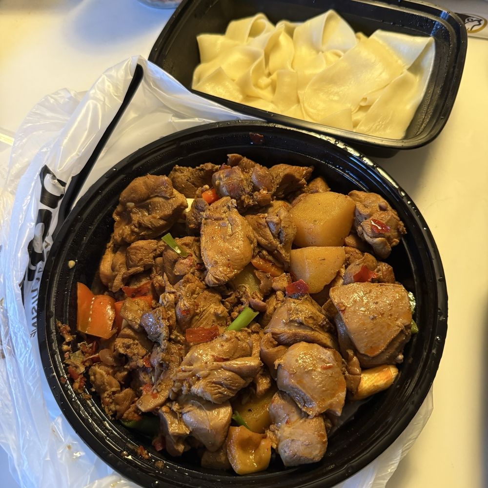 Dolan’s Uyghur Cuisine - Boneless Small Plate Chicken. Come with wide noodle. So worth it. Get it. - Chinese Near Me - Irvine, California