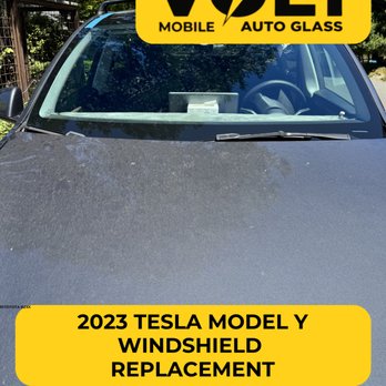 Volt Auto Glass - 2023 TESLA MODEL Y WINDSHIELD REPLACEMENT - Windshield Installation & Repair Near Me - Napa, California Volt Auto Glass - 2023 TESLA MODEL Y WINDSHIELD REPLACEMENT - Windshield Installation & Repair Near Me - Napa, California