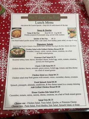 Menu photo 3 Ain't Just Pie Too Quinlan, TX Menu photo 3 Ain't Just Pie Too Quinlan, TX