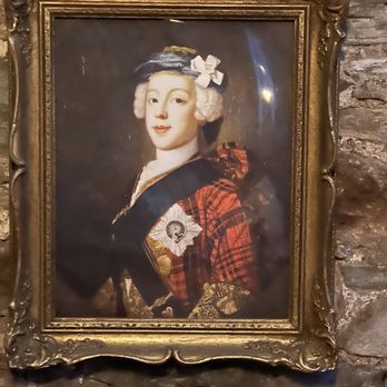The Old Inn - Bonnie Prince Charlie on the wall - Scottish Near Me