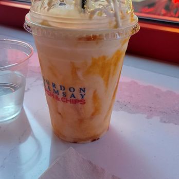 Gordon Ramsay Fish & Chips - Peaches and cream shake - Fish & Chips Near Me - Washington, DC, District of Columbia Gordon Ramsay Fish & Chips - Peaches and cream shake - Fish & Chips Near Me - Washington, DC, District of Columbia