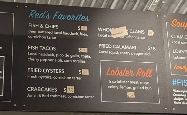 Menu photo 3 Red's Best Boston, MA