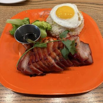 Sunshine HK Cafe - Bbq pork with fried rice - Chinese Near Me - San Carlos, California Sunshine HK Cafe - Bbq pork with fried rice - Chinese Near Me - San Carlos, California