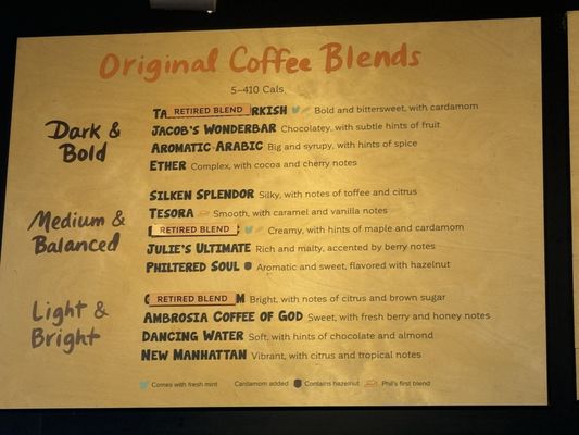 Menu photo 6 Philz Coffee La Jolla, CA