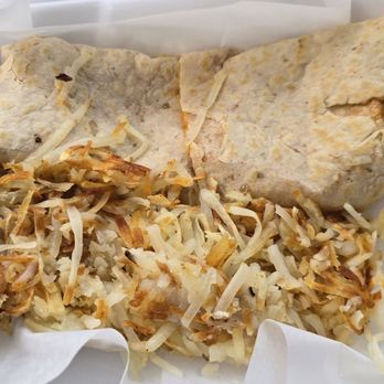 Diner 67 - Breakfast wrap with hash browns - Burgers Near Me - Lomira, Wisconsin