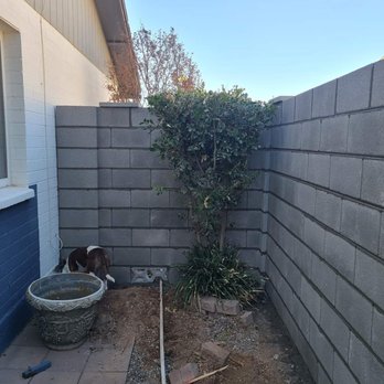 Sunset Masonry - Side yard wrap around, completed - Masonry/Concrete Near Me