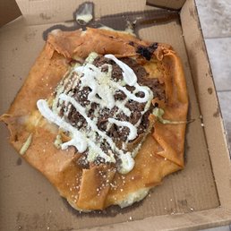 The Birria pizza