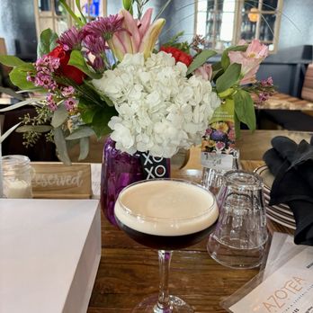 Azotea - Espresso martini - tastes like coffee! - Wine Bars Near Me - Livermore, California