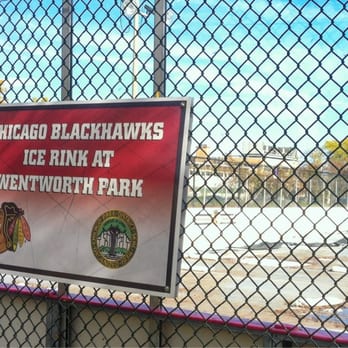 Wentworth Park - Chicago Park District - The Blackhawks don't play here but their logo is everywhere. - Basketball Courts Near Me - Chicago, Illinois Wentworth Park - Chicago Park District - The Blackhawks don't play here but their logo is everywhere. - Basketball Courts Near Me - Chicago, Illinois