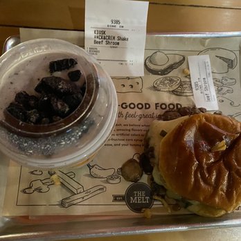 The Melt - Swiss & Shroom MeltBurger and Cookie & Cream Shake - Burgers Near Me - Oakland, California The Melt - Swiss & Shroom MeltBurger and Cookie & Cream Shake - Burgers Near Me - Oakland, California