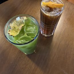 Tropical Matcha Spritz Tropical Matcha Spritz