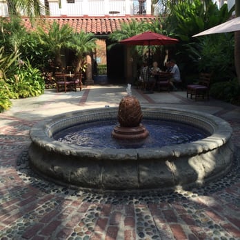 The Brownstone Cafe - Fountain in the courtyard of brownstone cafe - New American Near Me - Fullerton, California The Brownstone Cafe - Fountain in the courtyard of brownstone cafe - New American Near Me - Fullerton, California