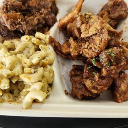 Oyster Mushroom Vegan Chik'n Dinner