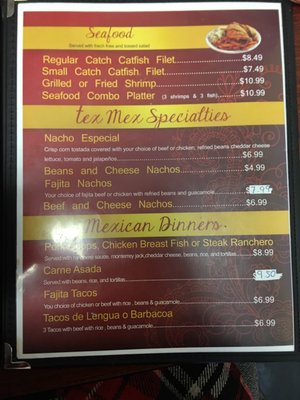 Menu photo 3 Guerrero's Taqueria Dallas, TX