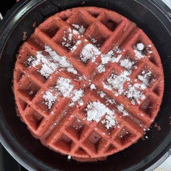Pow Restaurant - Red Velvet Waffle - Breakfast & Brunch Near Me - Miami Gardens, Florida Pow Restaurant - Red Velvet Waffle - Breakfast & Brunch Near Me - Miami Gardens, Florida