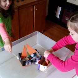 Creative Kids Preschool & Childcare - Testing the boats they made