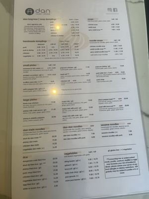 Menu photo 6 dan modern chinese Los Angeles, CA