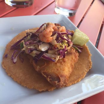 Amadeus - Fish tacos with wild caught Alaskan cod trio! $9 for 3!!! They are CRAZY GOOD! - New American Near Me - Salem, Oregon