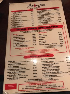 Menu photo 6 Anthony Jacks Wood Fired Grill Southington, CT Menu photo 6 Anthony Jacks Wood Fired Grill Southington, CT